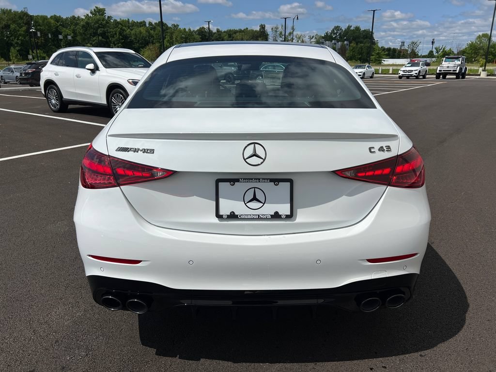 New 2026 MANUFAKTUR Moonlight White Metallic Mercedes-Benz AMG® C 43 4MATIC Sedan image 43