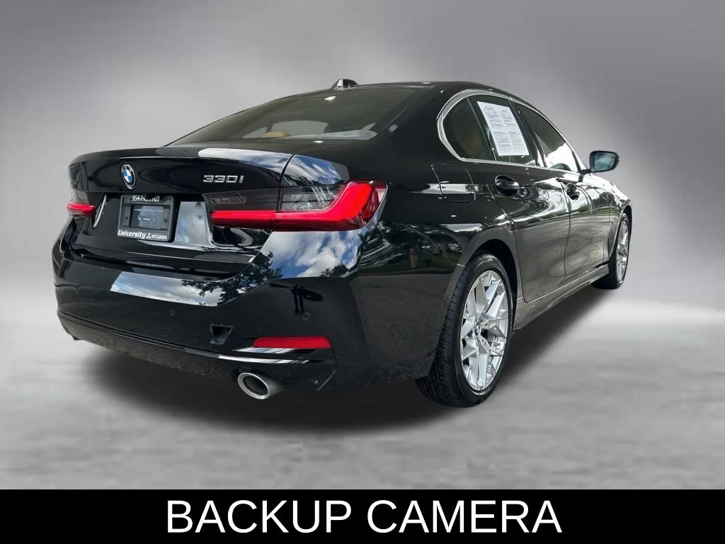 Used 2025 Black BMW 330i xDrive image 4
