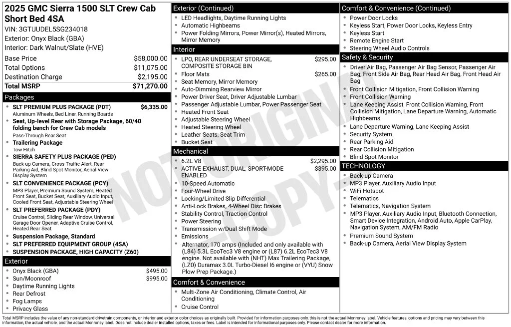 Used 2025 Black GMC SLT image 6