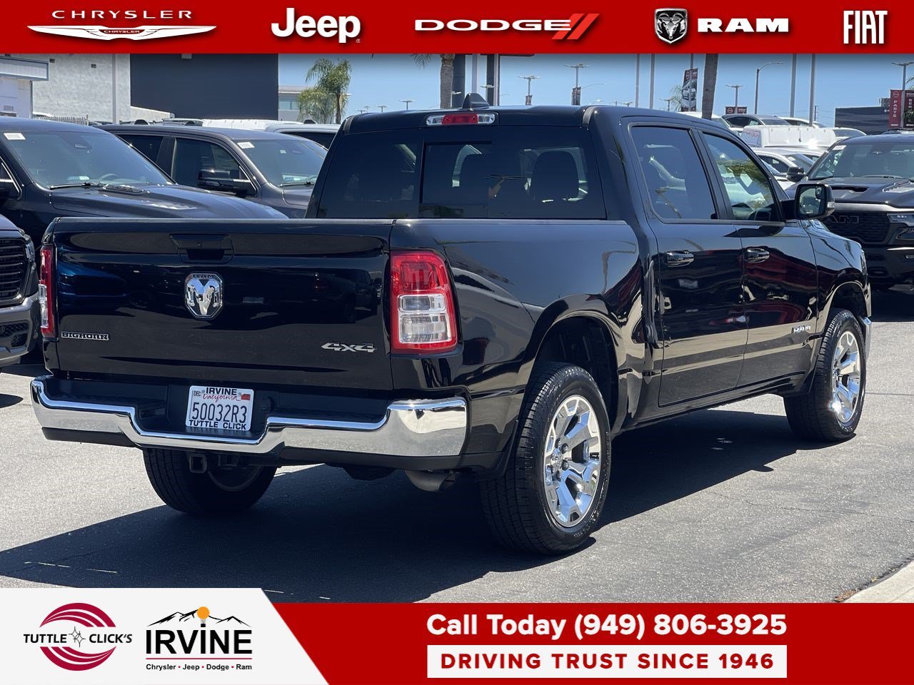 Certified Used 2022 Diamond Black Crystal Pearlcoat Ram Big Horn image 6