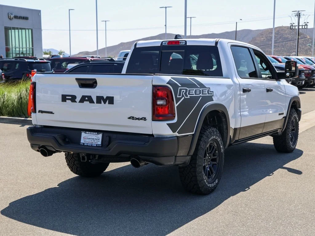 New 2026 Bright White Clear-Coat Exterior Paint RAM Rebel image 9
