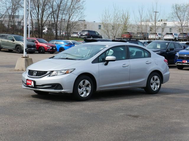 Used 2014 Honda Civic LX with VIN 19XFB2F51EE053811 for sale in White Bear Lake, Minnesota