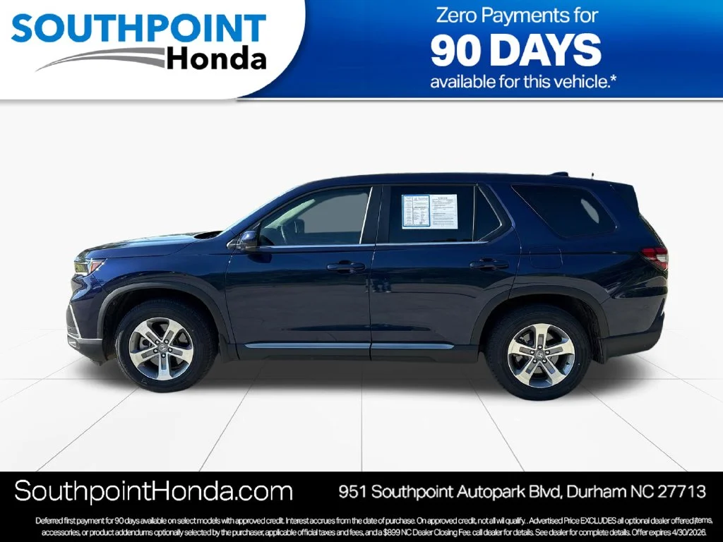 Used 2025 Obsidian Blue Pearl Honda EX-L image 4