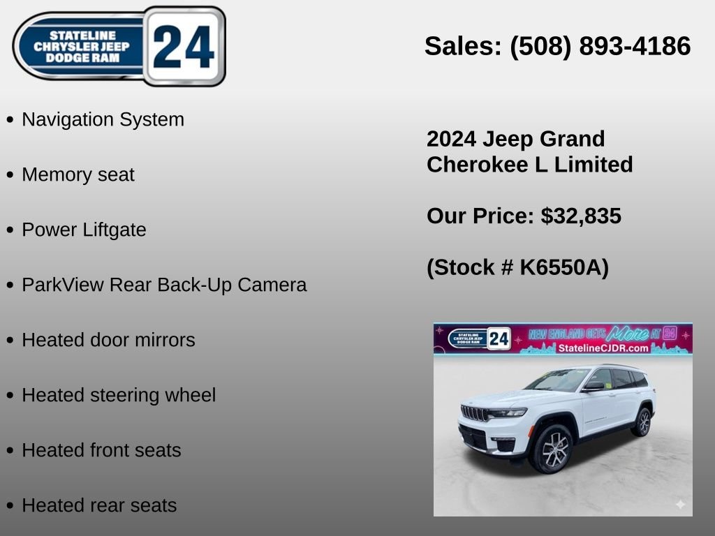 Used 2024 White Jeep Limited image 6