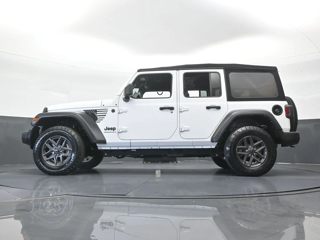Used 2024 Bright White Clearcoat Jeep Sport S image 52