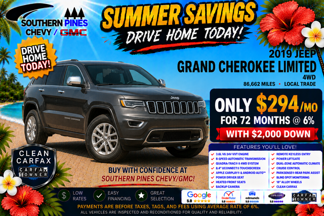 Used 2019 Black Jeep Limited image 5