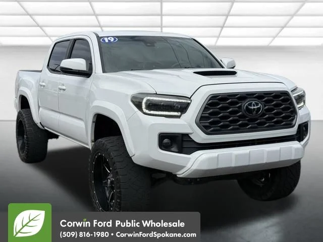 Used 2019 Super White Toyota TRD Sport image 1