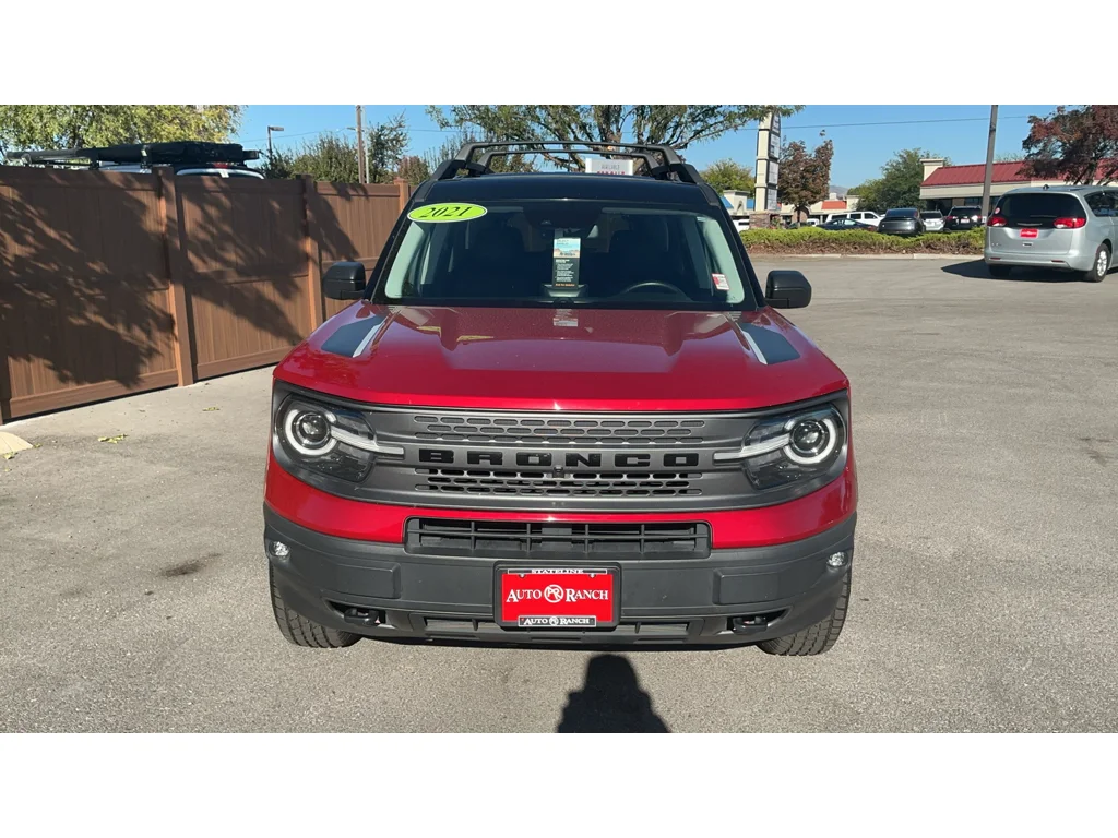 Used 2021 Rapid Red Metallic Tinted Clearcoat Ford First Edition image 2