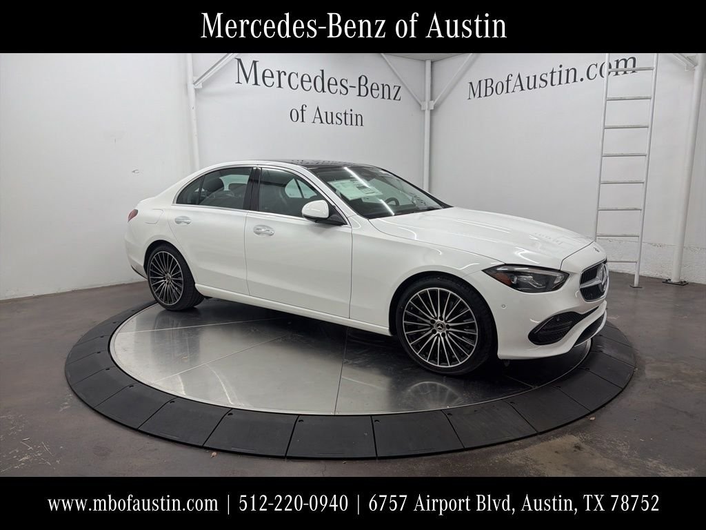 New 2026 Polar White Mercedes-Benz C 300 image 1