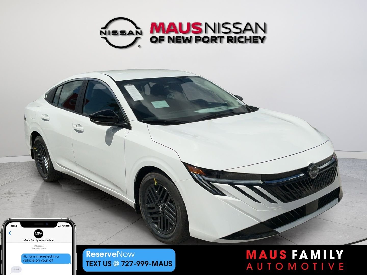 New 2027 White Nissan SV image 1
