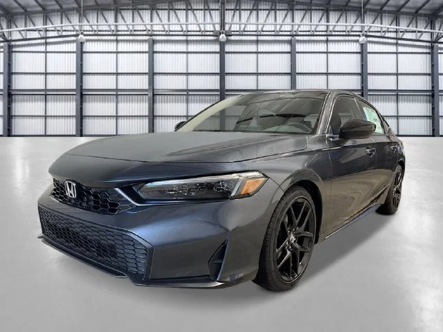 New 2026 Meteorite Gray Metallic Honda FWD Sport image 1