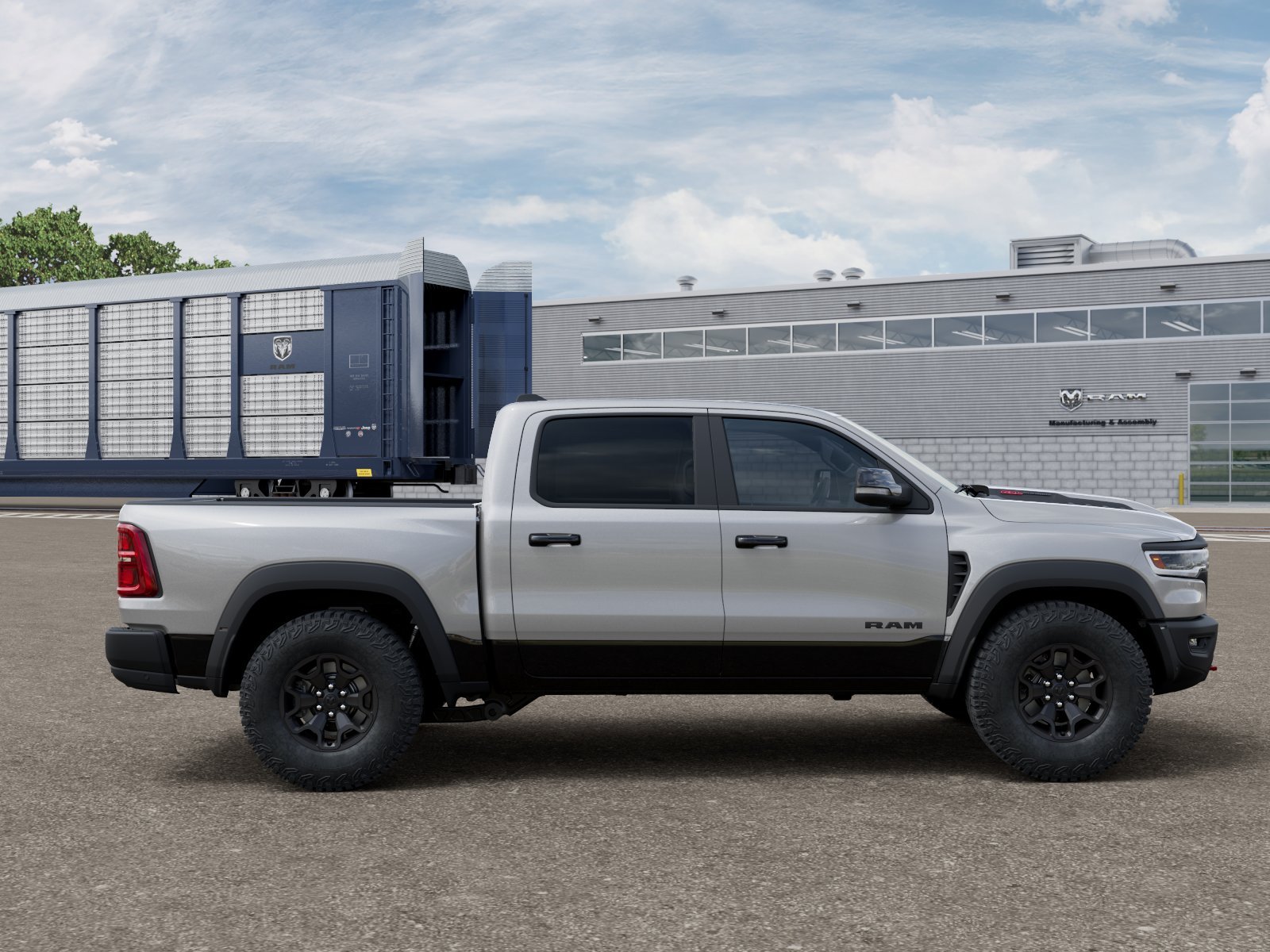 New 2027 Silver Zynith Exterior Paint RAM TRX image 12
