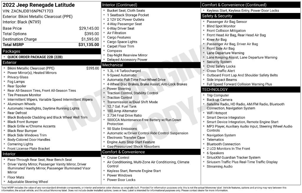 Used 2022  Jeep Latitude image 37