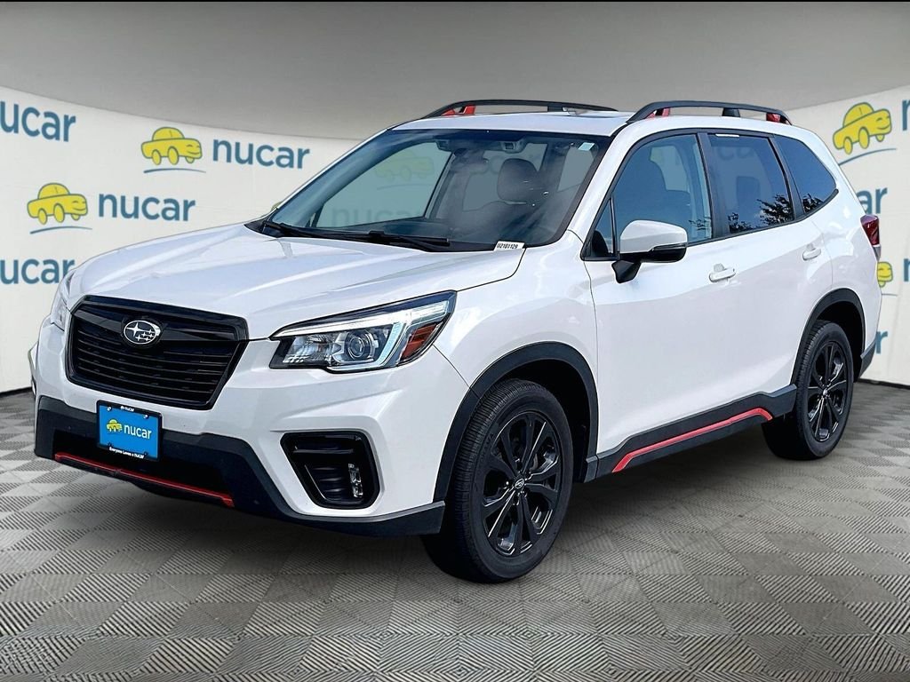 Used 2020 Crystal White Pearl Subaru Sport image 3