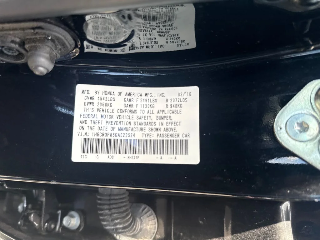 Used 2016 Crystal Black Pearl Honda EX-L image 34