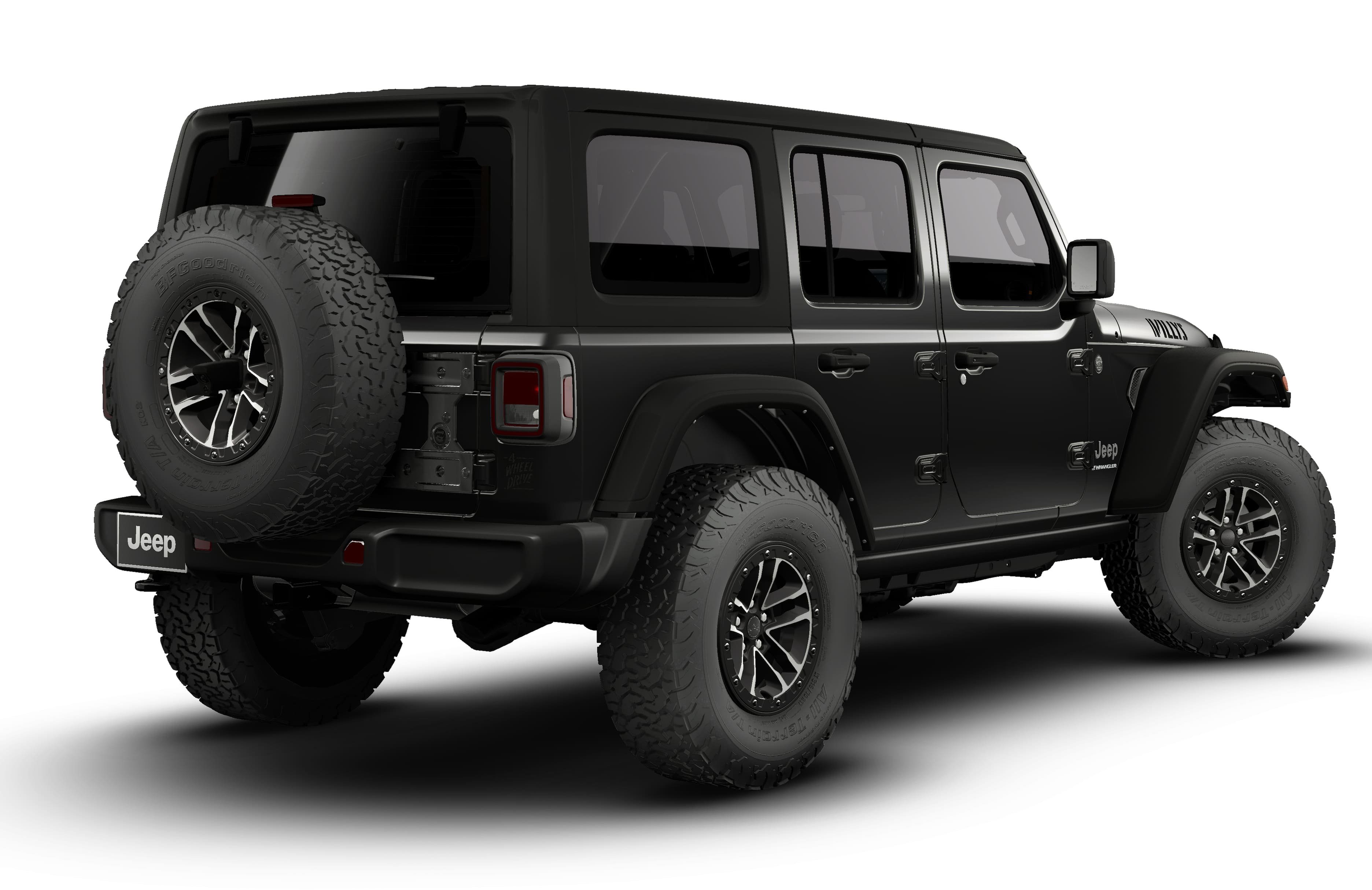 New 2026 Black Clear-Coat Exterior Paint Jeep Willys image 14