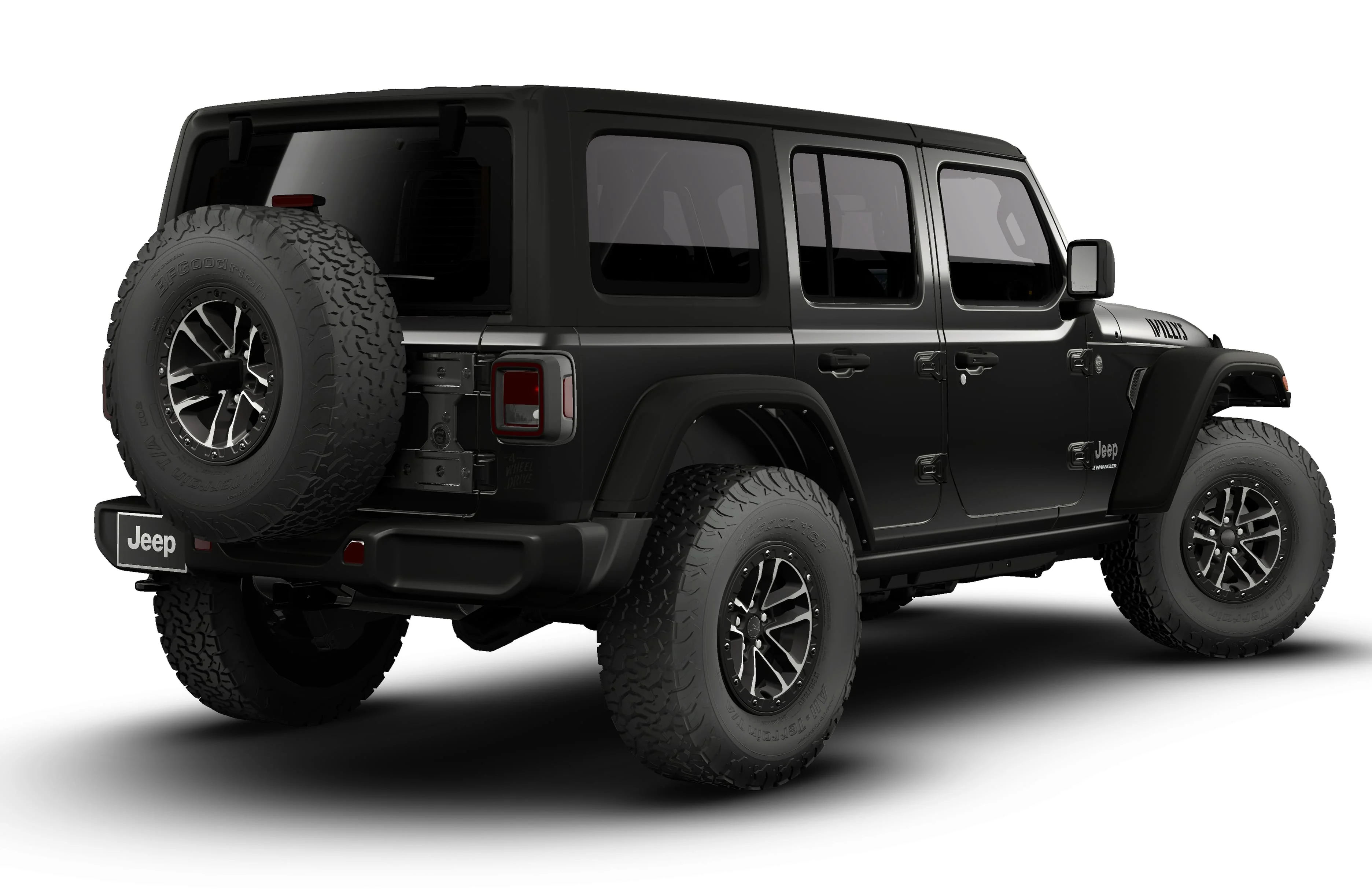 New 2026 Black Clear-Coat Exterior Paint Jeep Willys image 2