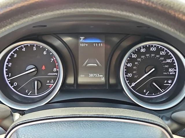 Used 2023 Midnight Black Metallic Toyota LE image 3