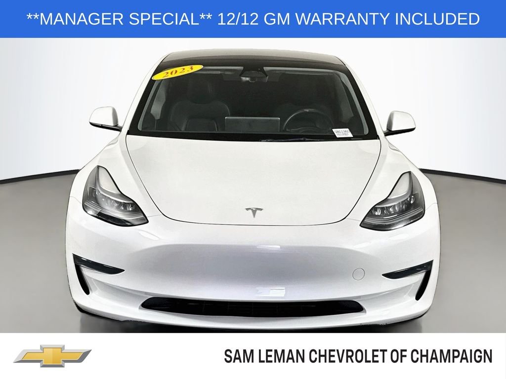 Used 2023 Tesla Model 3 Base with VIN 5YJ3E1EA2PF492998 for sale in Champaign, IL