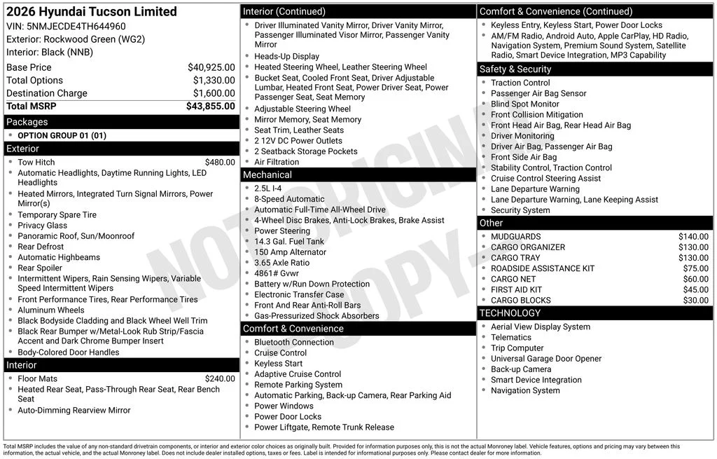 Used 2026 Green Hyundai Limited image 7
