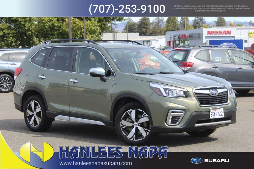 Used 2019 Jasper Green Metallic Subaru Touring image 1
