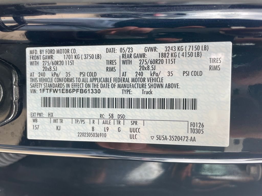 Used 2023 Blue Ford King Ranch image 44