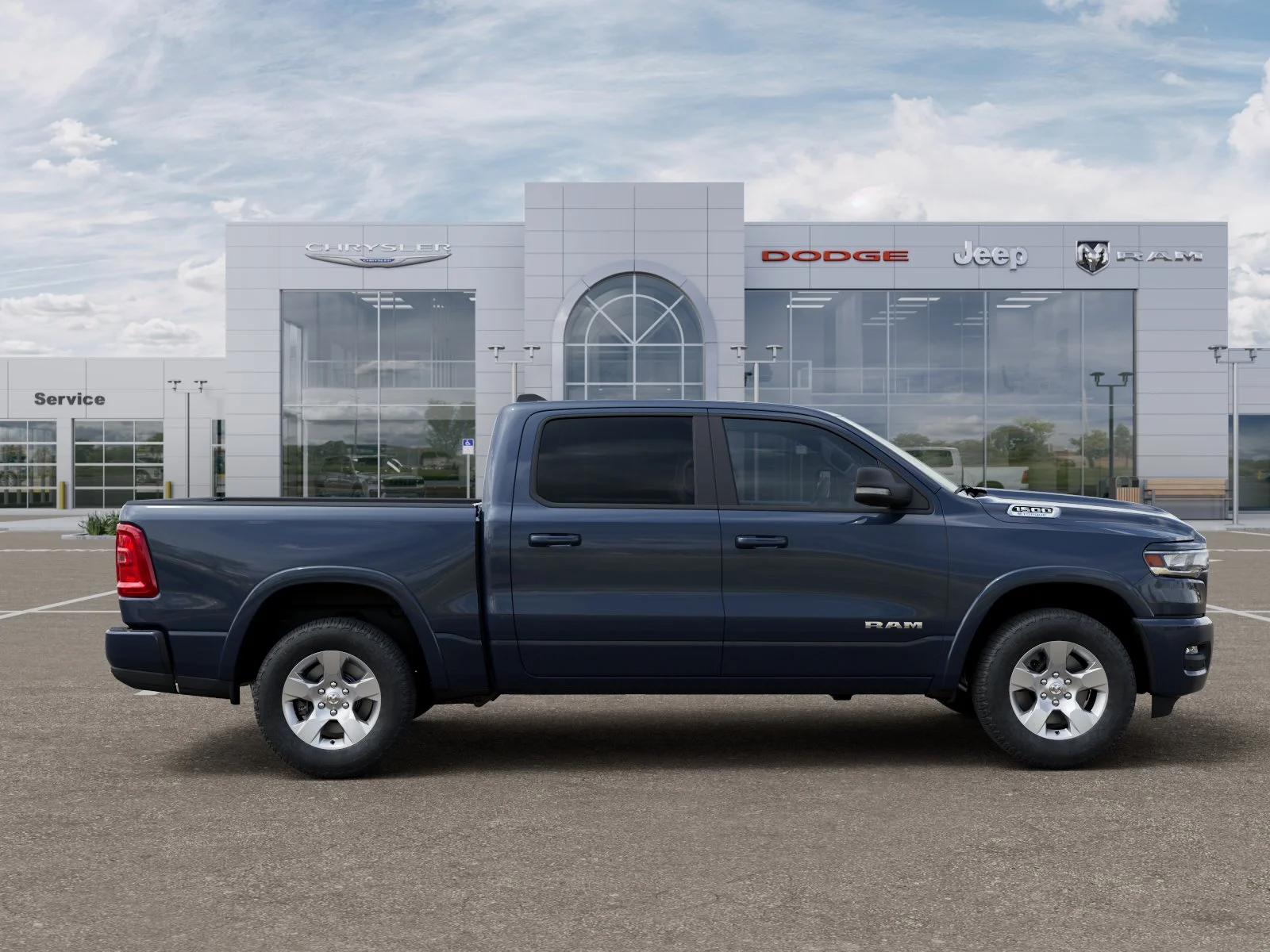New 2026 Forged Blue Metallic Exterior Paint RAM Big Horn/Lone Star image 47