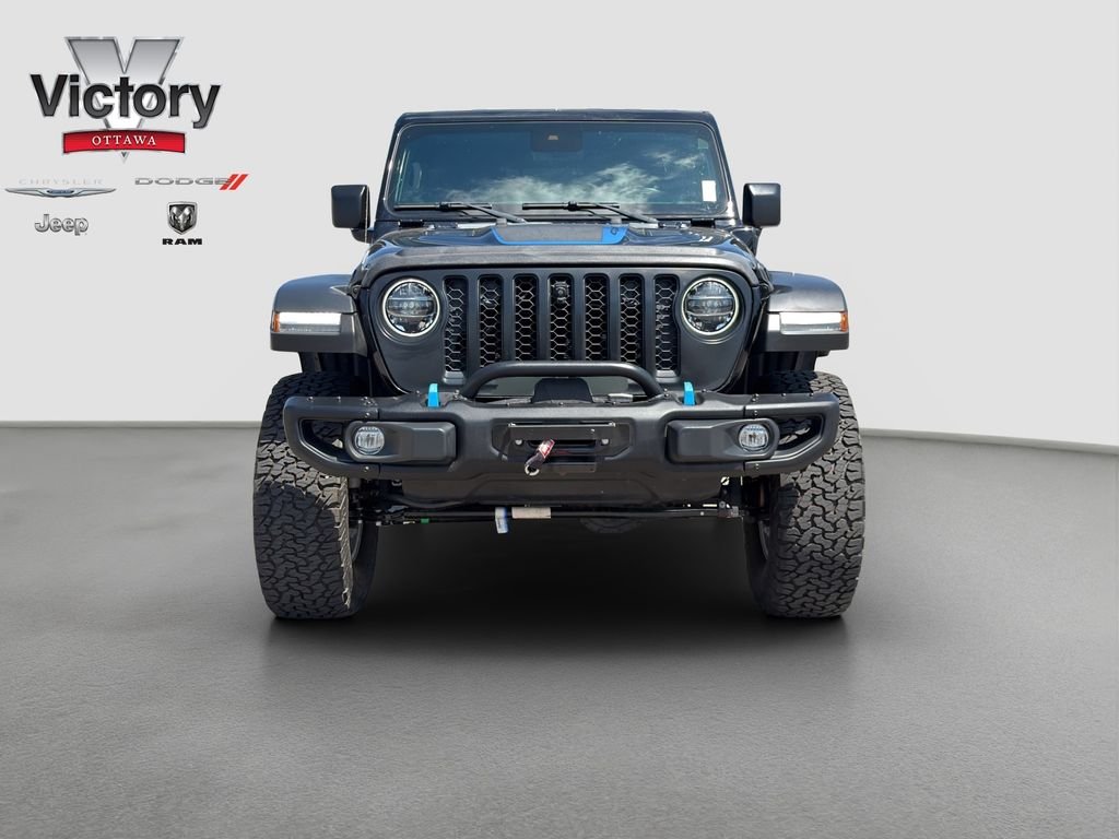 Used 2022 Jeep Wrangler Unlimited Rubicon 4XE with VIN 1C4JJXR63NW107923 for sale in Kansas City