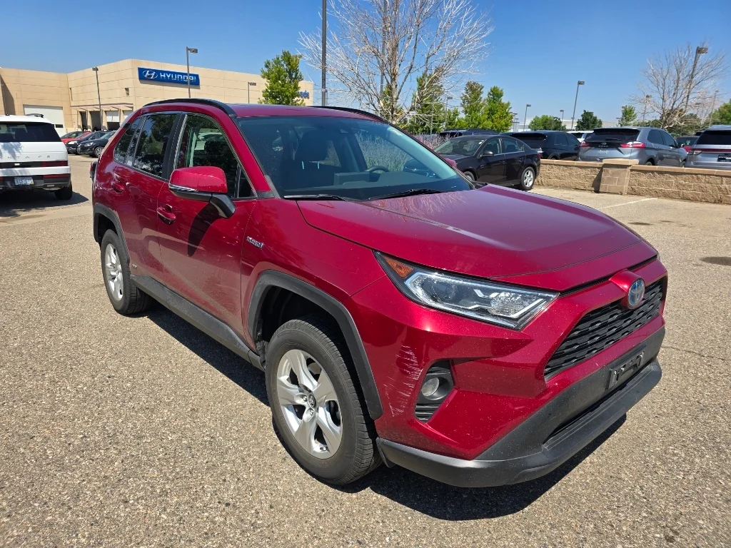 Used 2019 Ruby Flare Pearl Toyota Hybrid XLE image 7