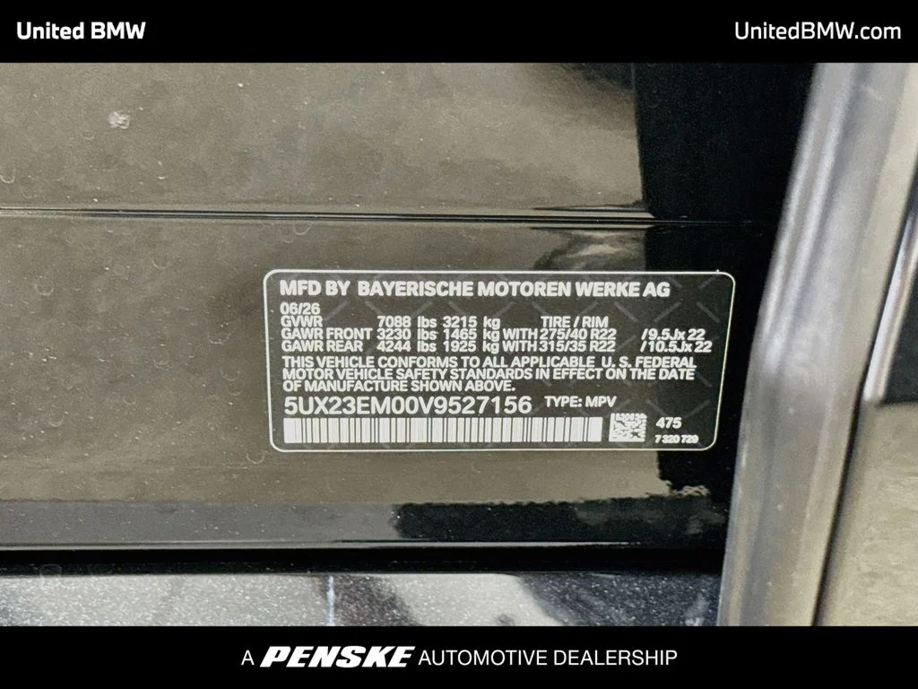 New 2027 Black Sapphire Metallic BMW xDrive40i image 15
