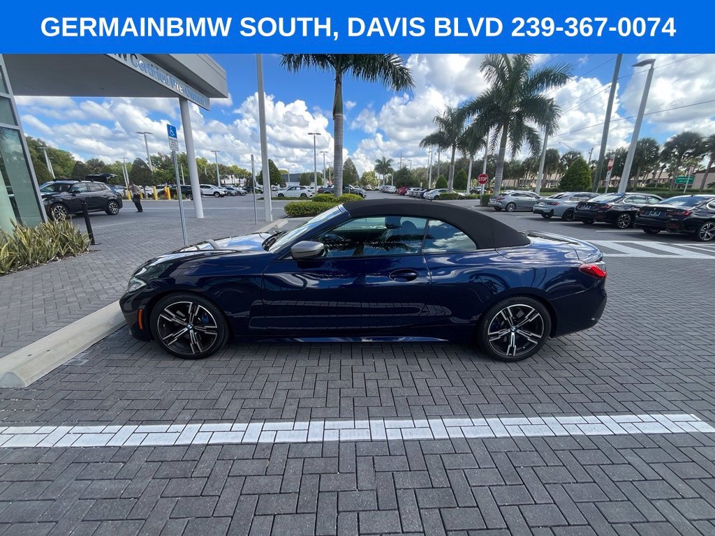 Certified Used 2023 Tanzanite Blue II Metallic BMW M440i image 3