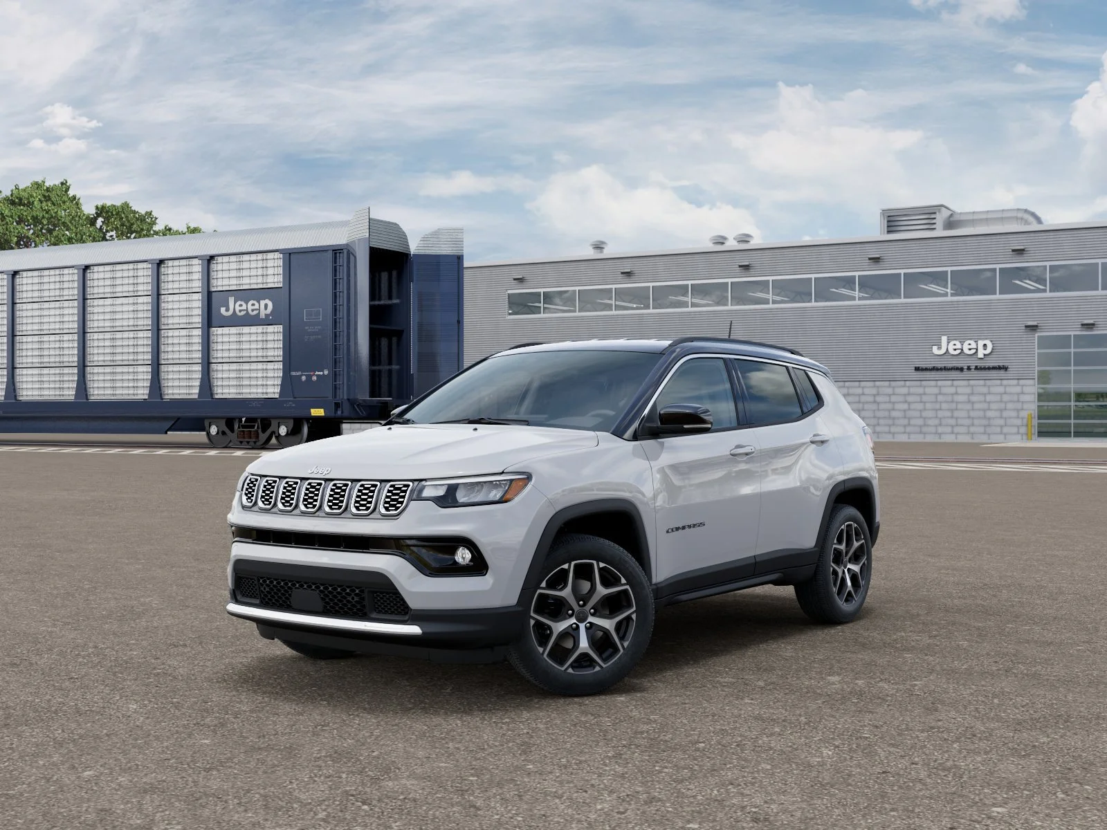 New 2026 Bright White Clearcoat Jeep Limited image 1