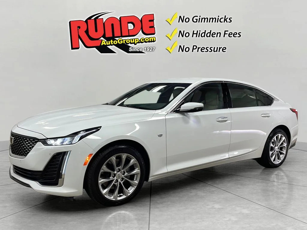 Used 2022 Summit White Cadillac Premium Luxury image 1