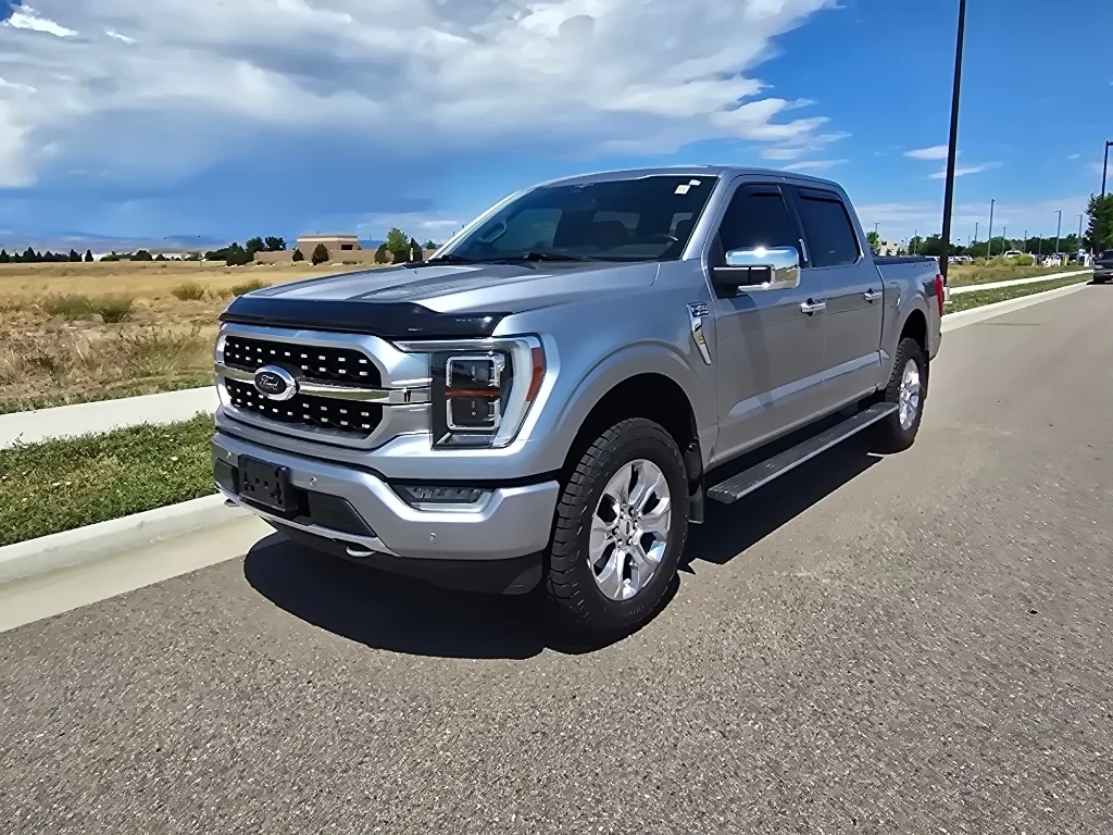 Used 2023 Iconic Silver Metallic Ford Platinum image 1