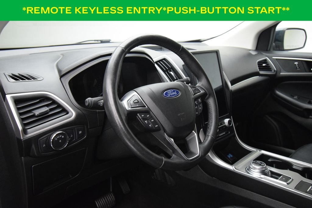 Used 2022 Blue Metallic Ford SEL image 16