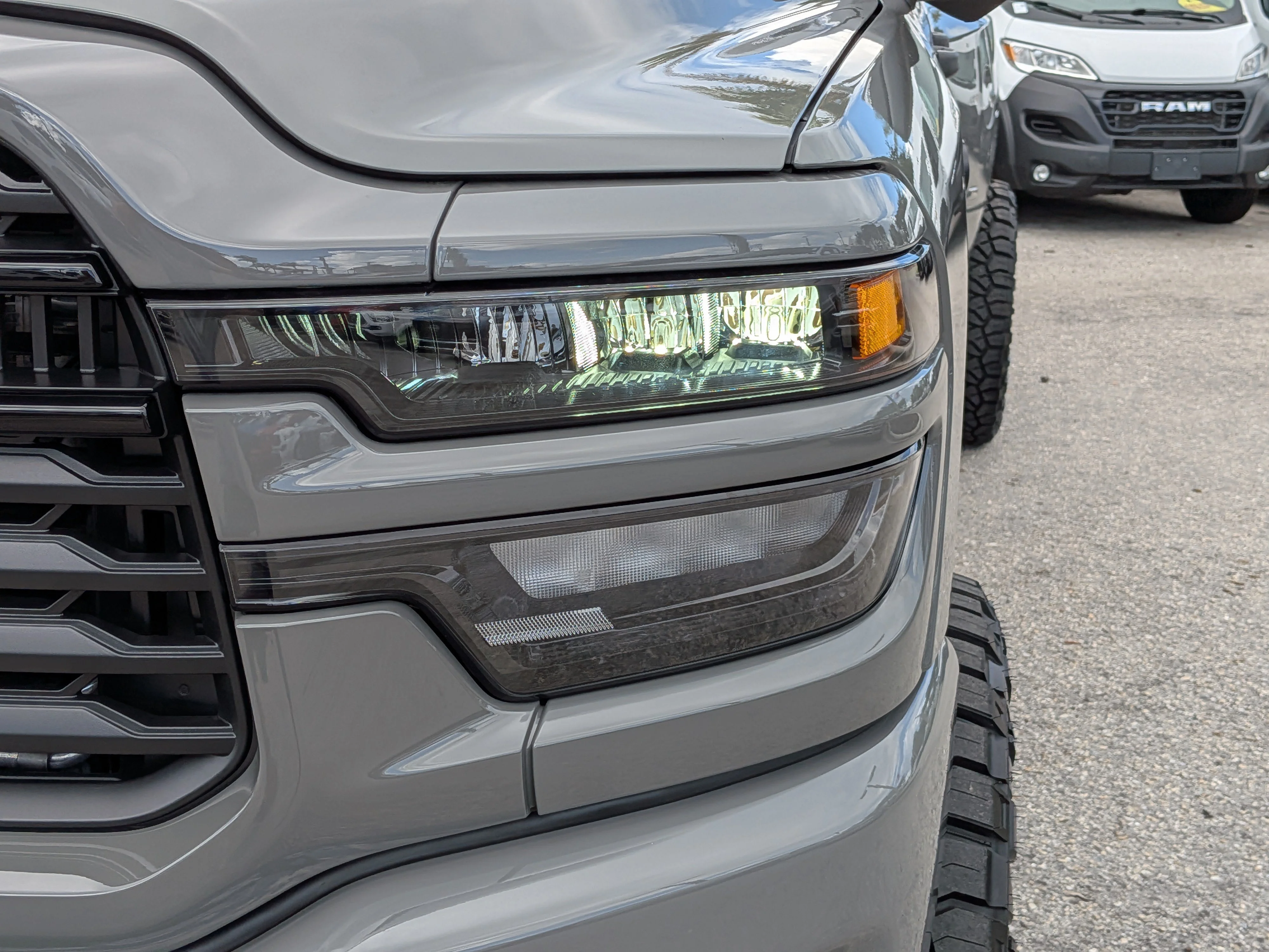 New 2026 Ceramic Gray Clear-Coat Exterior Paint RAM Big Horn image 10