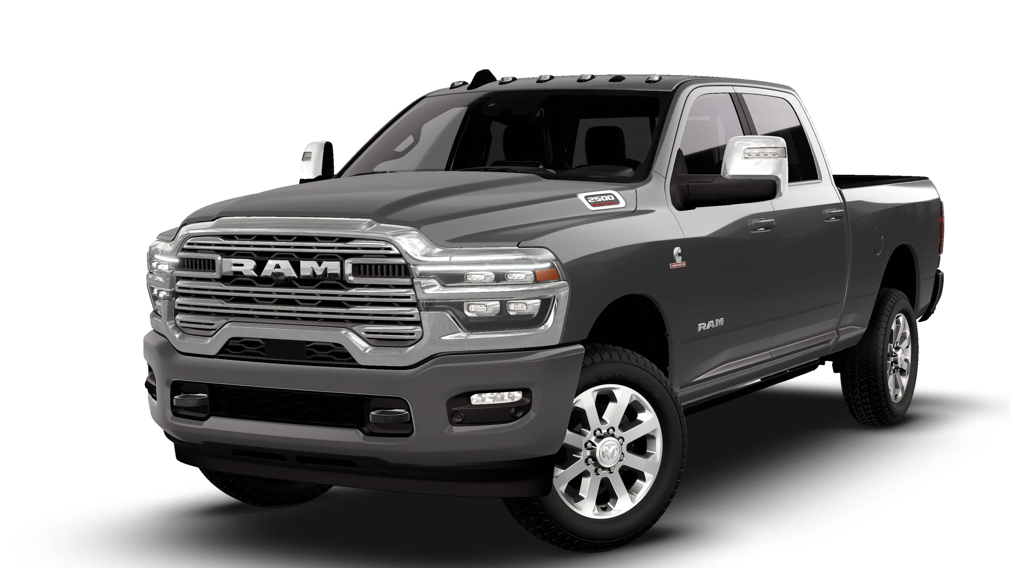 New 2027 Granite Crystal Metallic Clear-Coat Exterior Paint RAM Laramie image 1