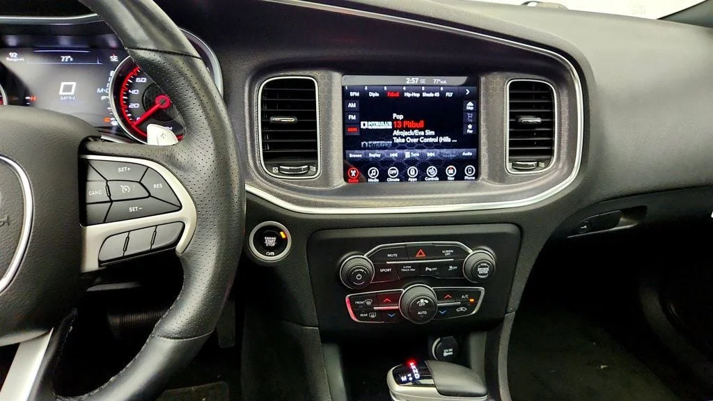 Used 2017 Contusion Blue Pearlcoat Dodge R/T Scat Pack RWD w/ Alcantara Pkg & Beats Audio image 18