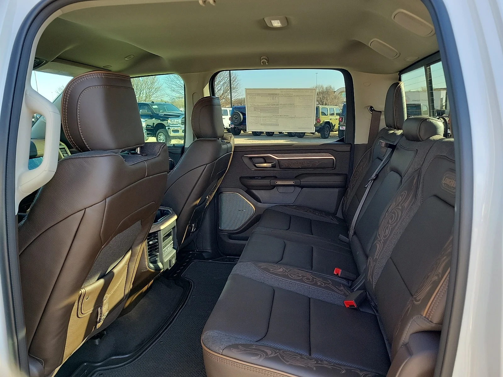 New 2026 Bright White Ram LIMITED LONGHORN CREW CAB 4X4 5