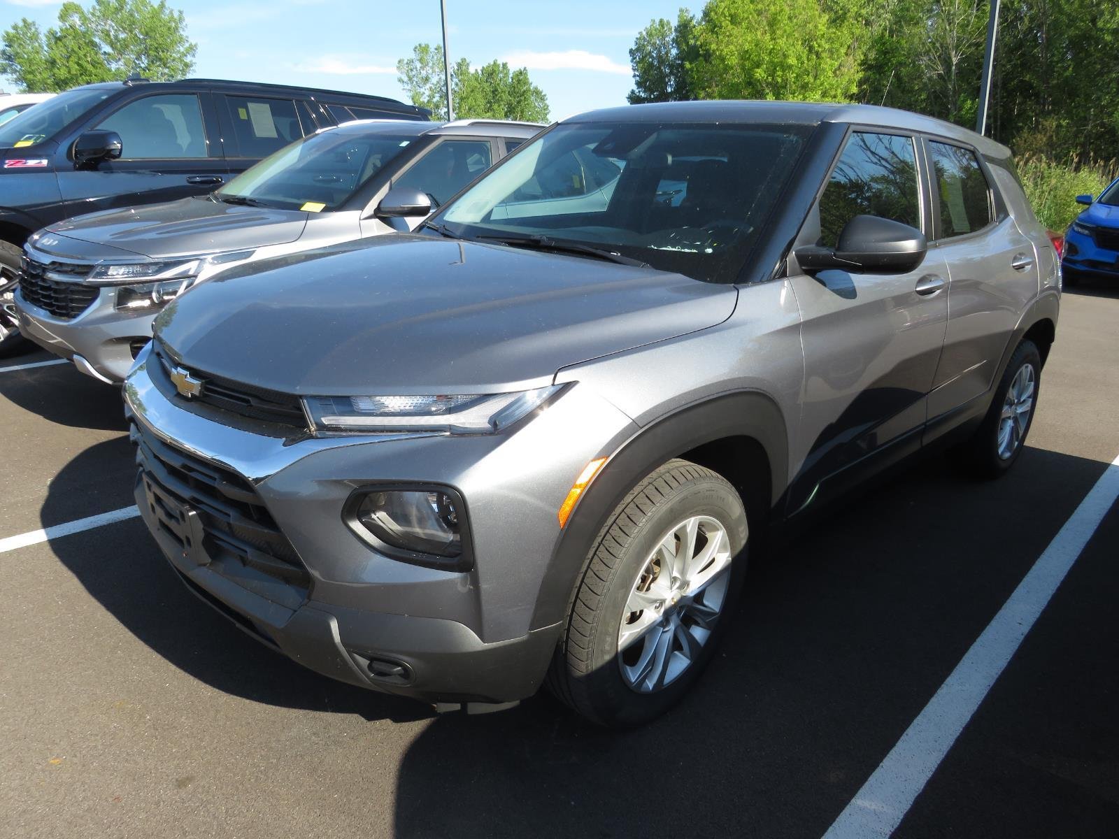 Used 2021 Satin Steel Metallic Chevrolet LS image 6