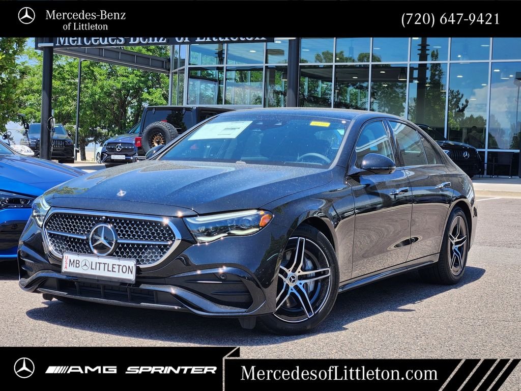 New 2026 Obsidian Black Metallic Mercedes-Benz E 450 image 1