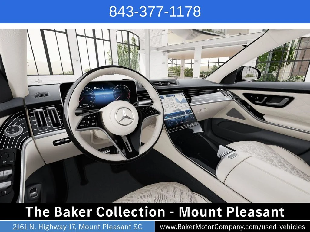 Certified Used 2026 Emerald Green Metallic Mercedes-Benz S 500 image 3