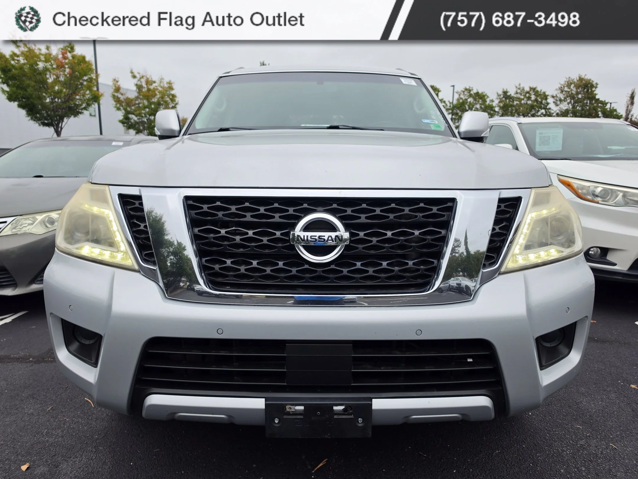 Used 2017 Brilliant Silver Nissan SV image 2