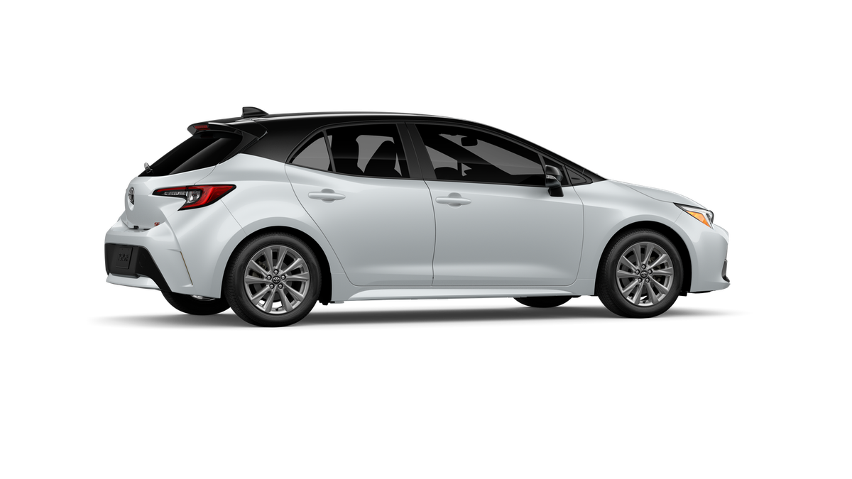New 2027 Wind Chill Pearl with Black roof Toyota SE image 11