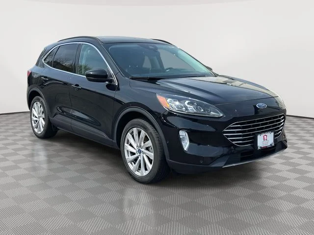 Used 2022 Black Ford Titanium image 4