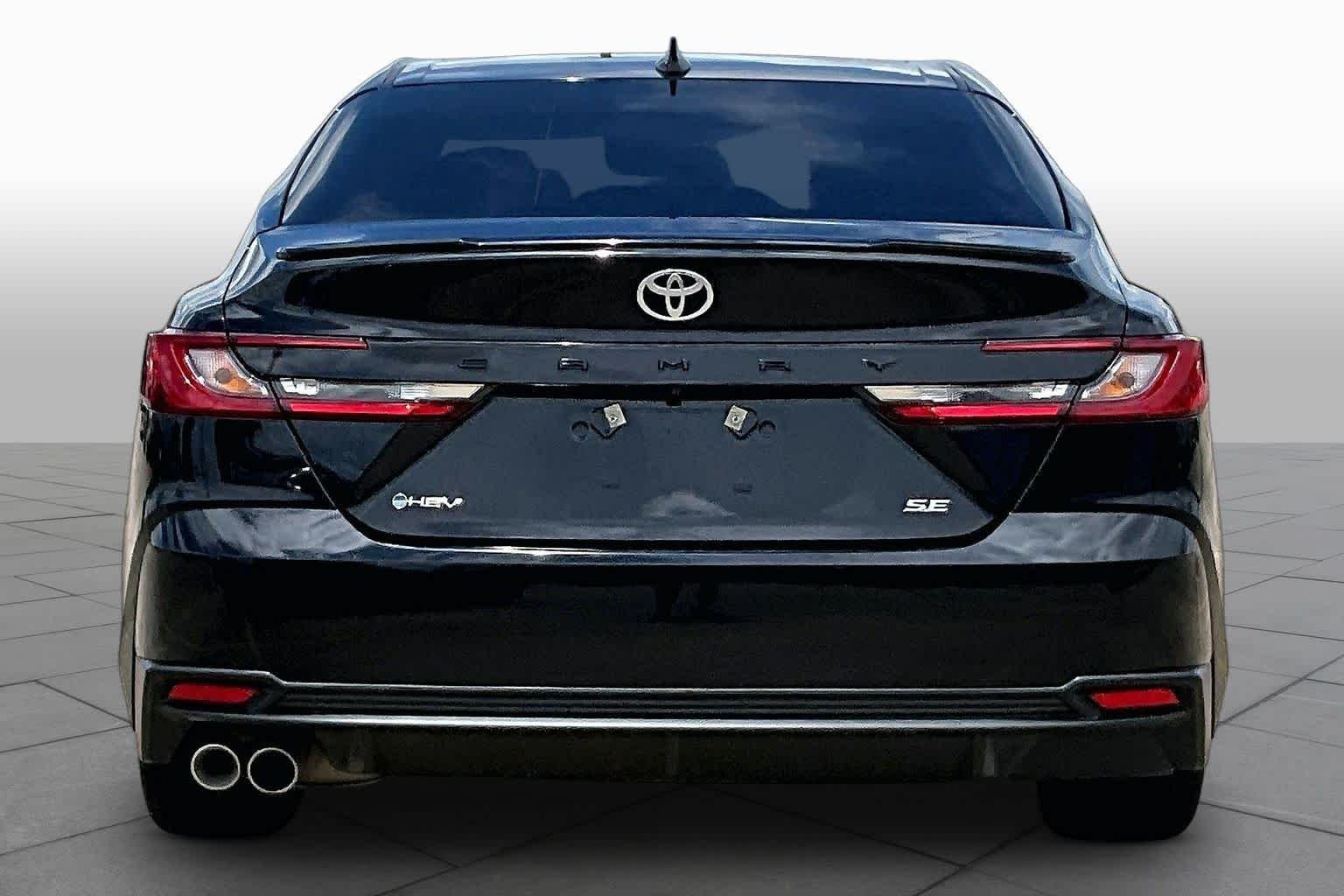 Used 2025 Midnight Black Metallic Toyota SE image 5