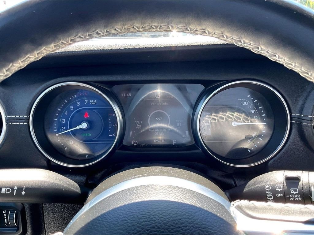 Used 2023 White Jeep Sahara 4xe image 25