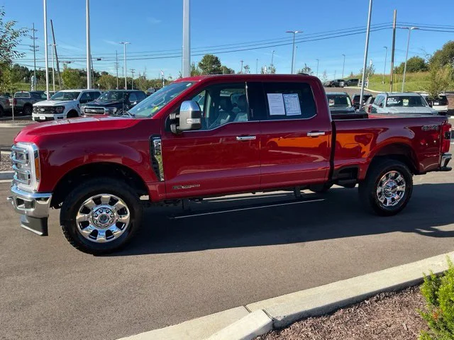 Used 2023 Rapid Red Metallic Tinted Clearcoat Ford Lariat image 4