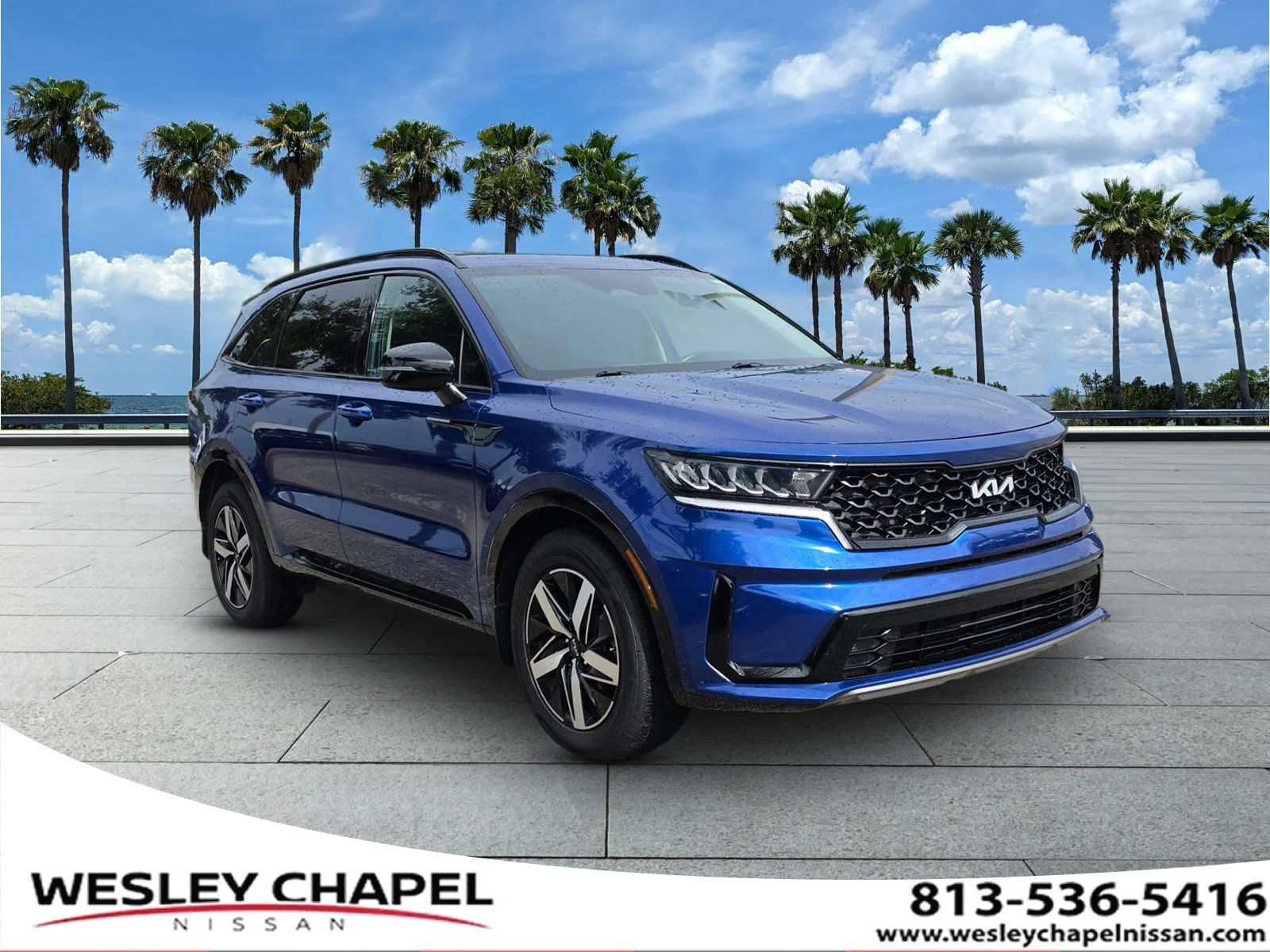 Used 2022 Sapphire Blue Kia S image 1