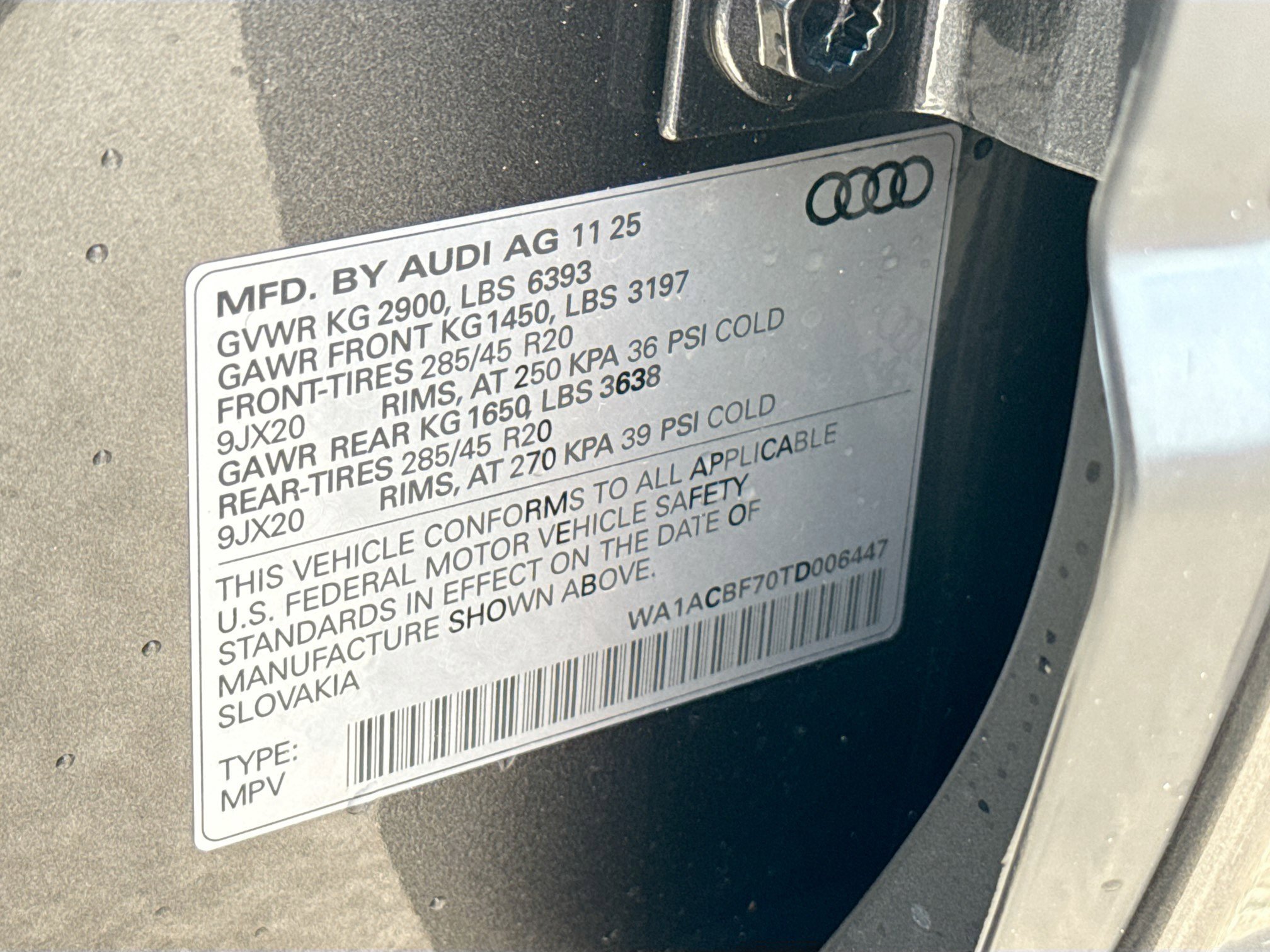 New 2026 Samurai Gray Metallic Audi Premium image 43
